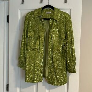 Topshop sequin blazer